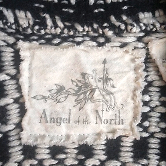 ANGEL OF THE NORTH HAND KNIT COTTON BLEND VEST WOMANS M - Picture 4 of 8